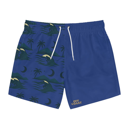 Tropical Swim Trunks - Vibrant Beachwear for Summer Adventures, Pool Party Essentials, Vacation Style, Men's Swimwear, Holiday Gear